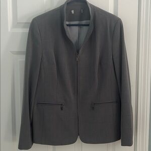 Gray Zip Up Jacket